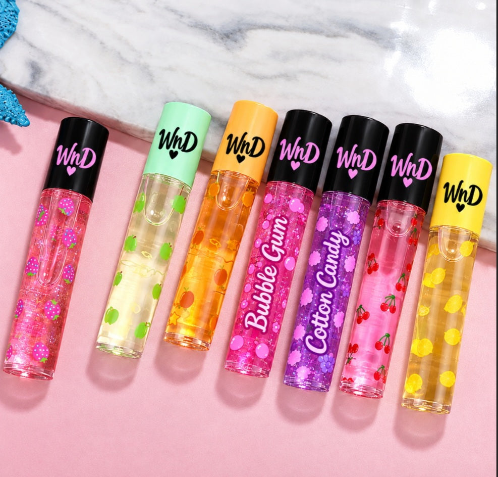 Fruit Flavored Roll On 🌸💄🌸Lip Oil, Transparent Lip Gloss Roll-On