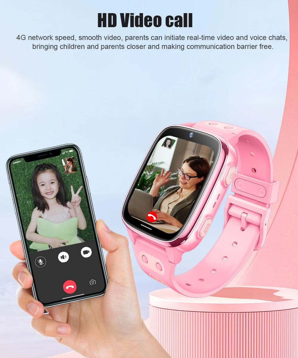 Kids Smart Gps Watch tracker with Sos Alarm IPX7🫧 Water Resistant Kids Wrist Watch
